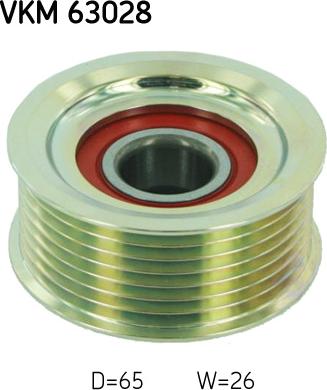 SKF VKM 63028 - ROLKA PASKA WIELOROWK. HONDA ACCORD 08-