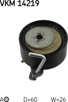 SKF VKM 14219 - ROLKA PASKA ROZRZĄDU FORD 1.0-1.1 12-