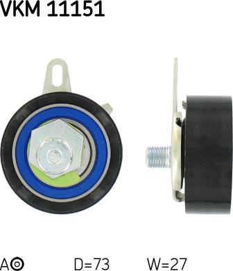 SKF VKM 11151 - ROLKA PASKA ROZRZĄDU VW 2.5TDI
