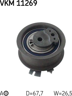 SKF VKM 11269 - ROLKA PASKA ROZRZĄDU VW 1.6TDI-2.0TDI