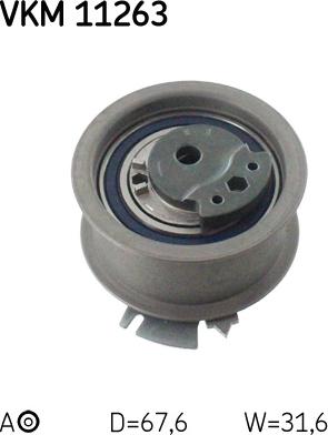 SKF VKM 11263 - ROLKA PASKA ROZRZĄDU VW 2.0TDI