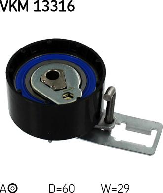 SKF VKM 13316 - ROLKA PASKA ROZRZĄDU CITROEN 1.6HDI