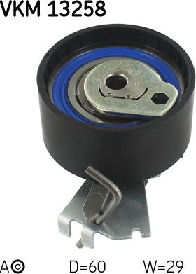 SKF VKM 13258 — Rolka napinacza, pasek rozrządu
