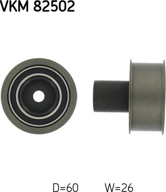 SKF VKM 82502 — Rolka kierunkowa / prowadząca, pasek rozrządu