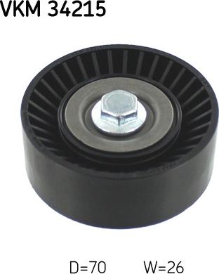 SKF VKM 34215 - ROLKA PASKA WIELOROWK. FORD 1.6 ECOBOOST 10-