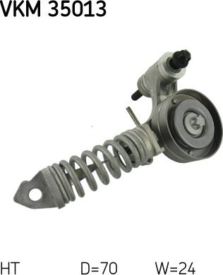 SKF VKM 35013 - NAPINACZ PASKA WIELOROWK. OPEL