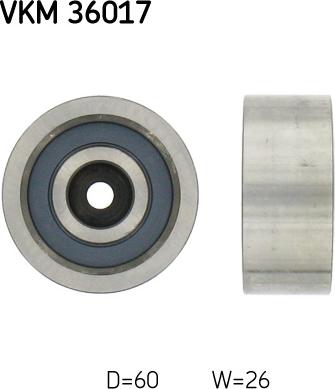 SKF VKM 36017 - ROLKA PASKA WIELOROWK. RENAULT