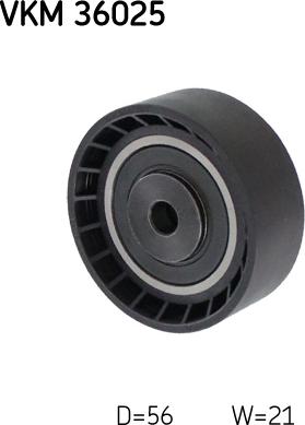 SKF VKM 36025 - Rolka prowadząca pasek wielorowkowy