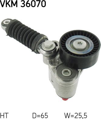 SKF VKM 36070 - NAPINACZ PASKA WIELOROWK. RENAULT 2.0 16V CLIO II