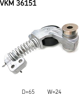 SKF VKM 36151 - NAPINACZ PASKA WIELOROWK. VOLVO 2.0D