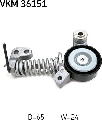 SKF VKM 36151 - NAPINACZ PASKA WIELOROWK. VOLVO 2.0D