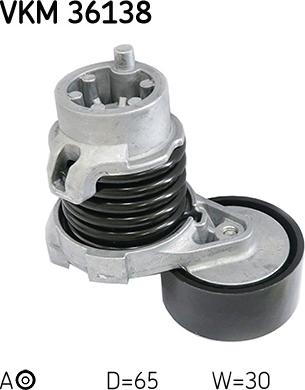 SKF VKM 36138 - NAPINACZ PASKA WIELOROWK. RENAULT MEGANE III
