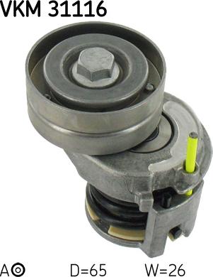 SKF VKMA 31137 — Zestaw paska klinowego wielorowkowego