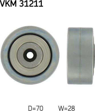 SKF VKM 31211 - ROLKA PASKA WIELOROWK. VW 2.0TDI A6
