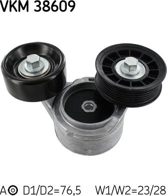 SKF VKM 38609 — Napinacz paska klinowego wielorowkowego