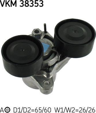 SKF VKM 38353 - NAPINACZ PASKA WIELOROWK. BMW