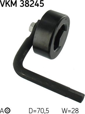 SKF VKM 38245 — Napinacz paska klinowego wielorowkowego