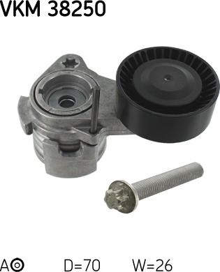 SKF VKM 38250 - NAPINACZ PASKA WIELOROWK. BMW