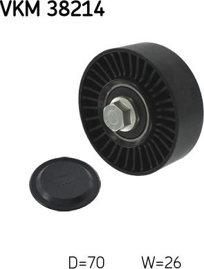SKF VKM 38214 — Rolka kierunkowa / prowadząca, pasek klinowy zębaty
