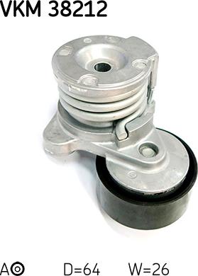 SKF VKM 38212 - NAPINACZ PASKA WIELOROWK. BMW E90-91-93 D