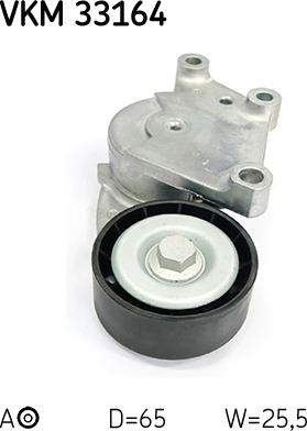 SKF VKM 33164 - NAPINACZ PASKA WIELOROWK. CITROEN 1.4-1.6 HDI