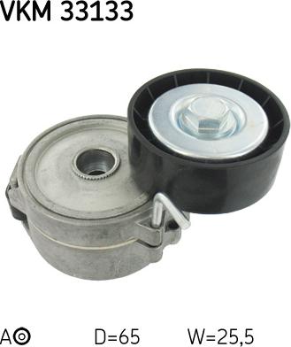 SKF VKM 33133 - NAPINACZ PASKA WIELOROWK. FORD 2.0TDCI PSA 2.2HDI