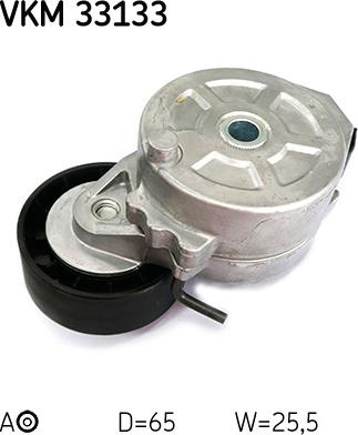 SKF VKM 33133 - NAPINACZ PASKA WIELOROWK. FORD 2.0TDCI PSA 2.2HDI