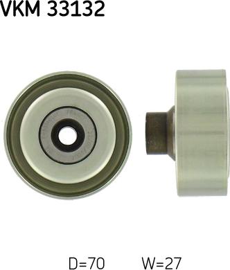 SKF VKM 33132 — Rolka kierunkowa / prowadząca, pasek klinowy zębaty