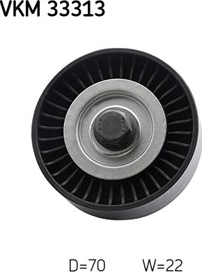 SKF VKM 33313 - ROLKA PASKA WIELOROWK. FIAT DUCATO 2.8 JTD