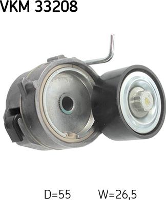 SKF VKM 33208 - NAPINACZ PASKA WIELOROWK. CITROEN 1.2 PURE TECH