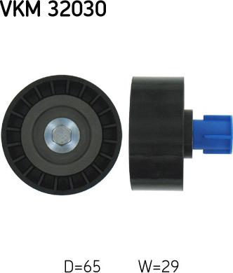 SKF VKM 32030 - ROLKA PASKA WIELOROWK. FIAT 1.9D-JTD