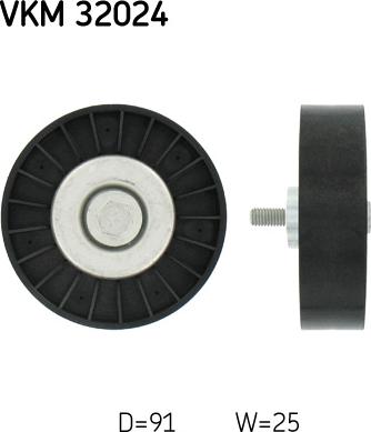 SKF VKM 32024 - ROLKA PASKA WIELOROWK. ALFA 156-1