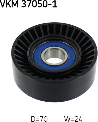 SKF VKM 37050-1 — Rolka kierunkowa / prowadząca, pasek klinowy zębaty
