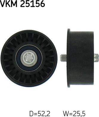 SKF VKM 25156 — Rolka kierunkowa / prowadząca, pasek rozrządu