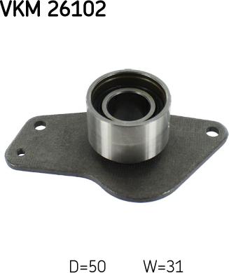 SKF VKM 26102 - KOLO PROWADZACE PASKA CLIO.KANGOO.R19.21