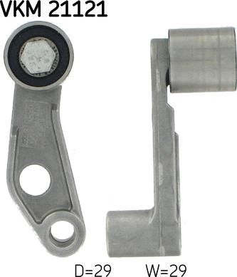 SKF VKM 21121 - KOLO PROWADZACE PASKA GOLF IV 1.4 98-