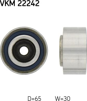 SKF VKM 22242 — Rolka kierunkowa / prowadząca, pasek rozrządu
