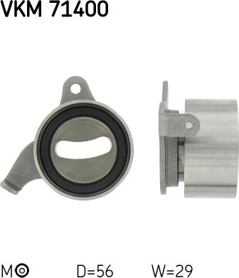SKF VKM 71400 - ROLKA PASKA ROZRZĄDU TOYOTA COROLLA 92- N.
