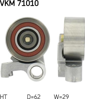 SKF VKM 71010 - ROLKA PASKA ROZRZĄDU TOYOTA LEXUS GS300 3.0 93-