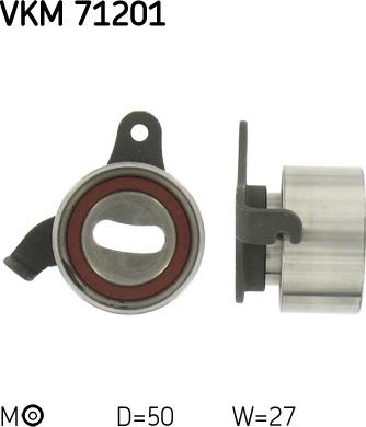 SKF VKM 71201 - ROLKA PASKA ROZRZĄDU TOYOTA COROLLA 1.3 84- N.
