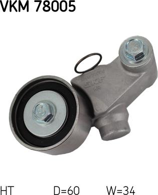 SKF VKM 78005 - NAPINACZ PASKA ROZRZĄDU SUBARU FORESTER 2.0 97-