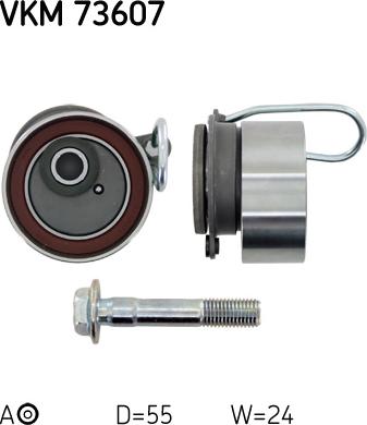 SKF VKM 73607 - ROLKA PASKA ROZRZĄDU HONDA CIVIC 1.4-1.6 01-05