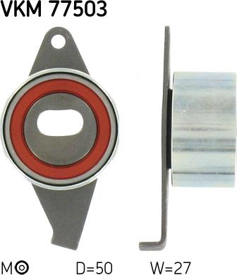 SKF VKM 77503 - ROLKA PASKA ROZRZĄDU DAIHATSU 1.0I COURE-SIRON-C
