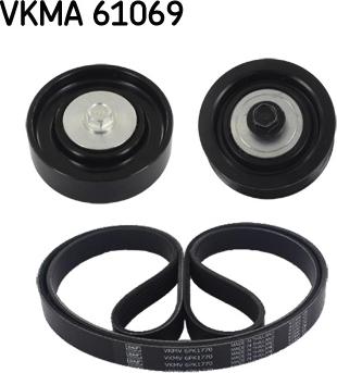 SKF VKMA 61069 — Zestaw paska klinowego wielorowkowego