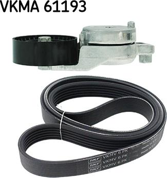 SKF VKMA 61193 — Zestaw paska klinowego wielorowkowego