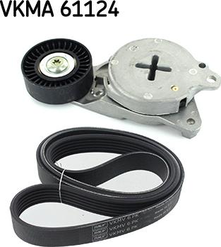 SKF VKMA 61124 — Zestaw paska klinowego wielorowkowego