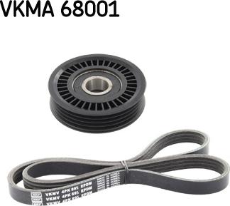 SKF VKMA 68001 — Zestaw paska klinowego wielorowkowego