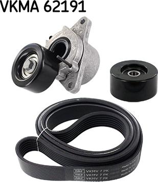 SKF VKMA 62191 — Zestaw paska klinowego wielorowkowego