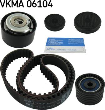 SKF VKMA 06104 - ZESTAW ROZRZĄDU PEUGEOT 1.8 16V 01- 126Z