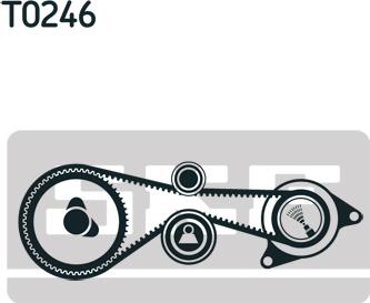 SKF VKMA 01334 - ZESTAW ROZRZĄDU VW 3.0TDI V6 A4-A5-A6